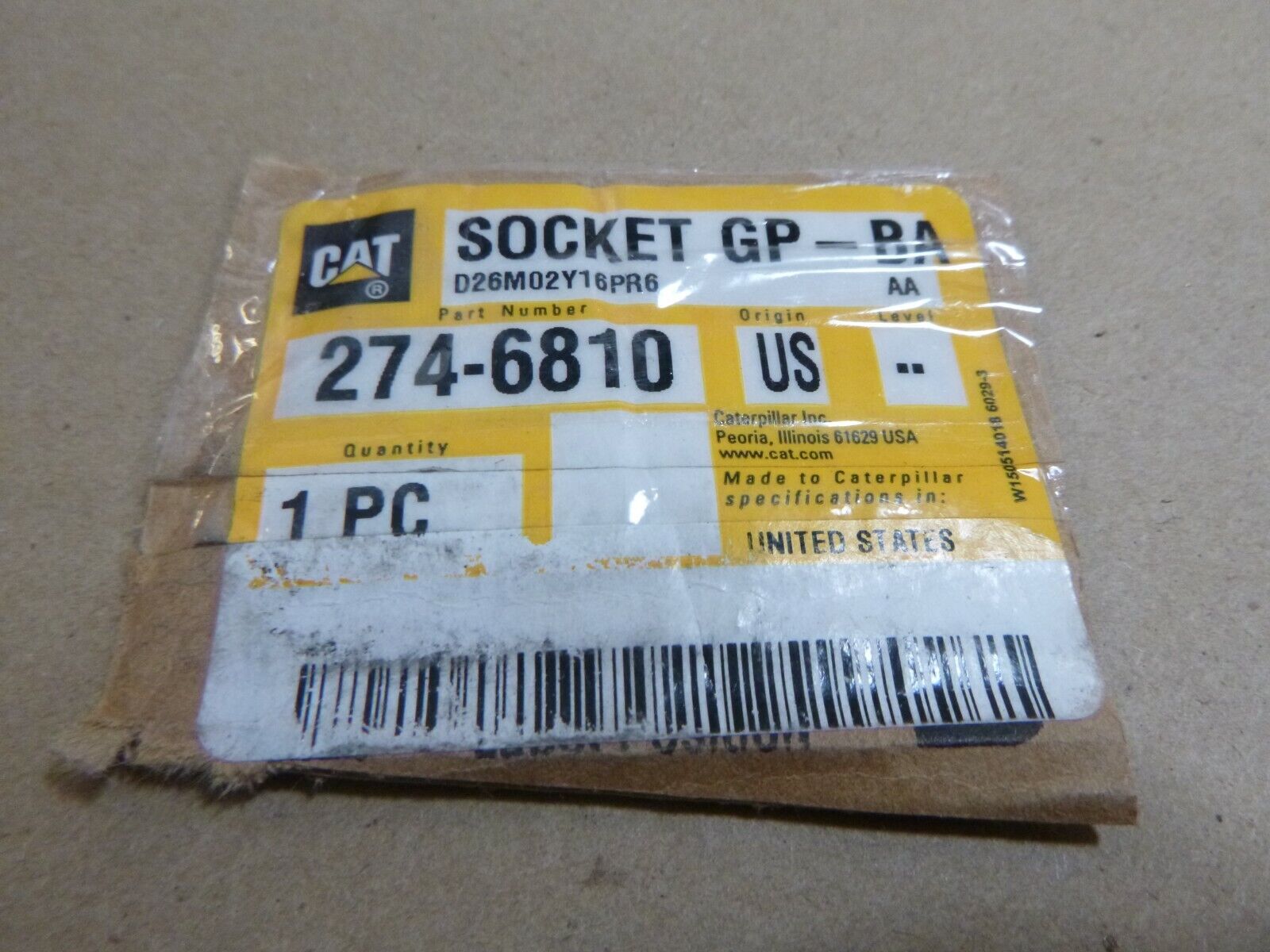 GENUINE CAT CATERPILLAR 274-6810 SOCKET AXLE TIE ROD LH 120M 140M 160M 16M | Industrial Tractor Parts Supplier and Surplus Tractor Parts & Accessories