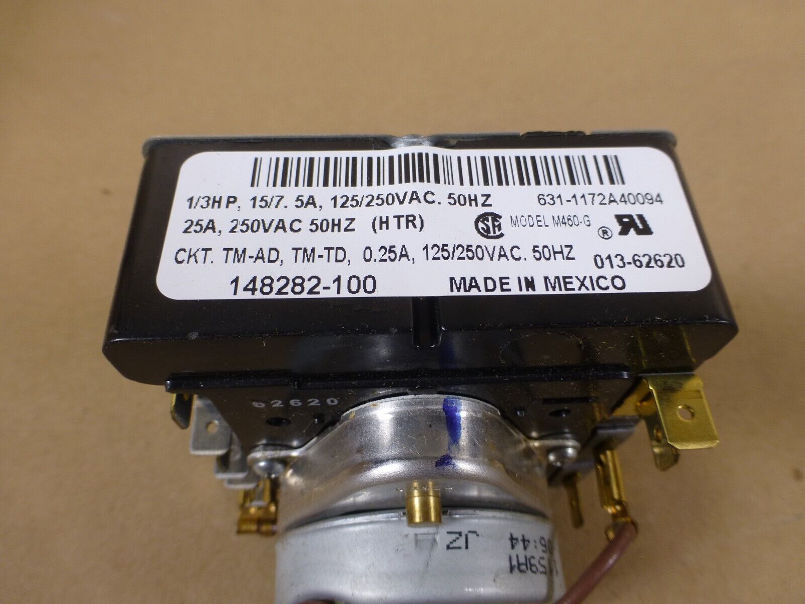 Genuine Electrolux 5304425235 Timer | Industrial MRO Replacement Parts, Manufacturing Machine Parts & Components, Heavy Equipment Parts Supplier