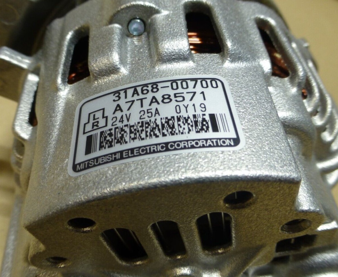 GENUINE OEM MITSUBISHI 31A68-00700 ALTERNATOR A7TA8571 24V 25A FOR S3L2 S4L2 | Replacement Truck Parts, Trailer Accessories, Automobile Supplies, Car Parts & Accessories
