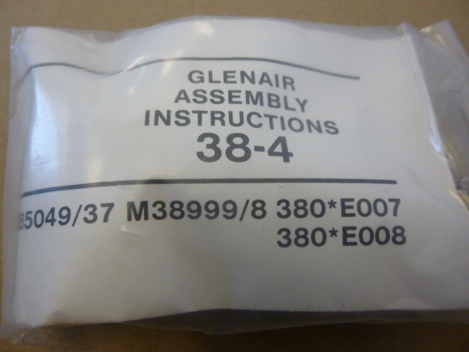 Glenair M85049/3718W05D Mil Clamp Cable Adapter Backshell | Electrical MRO Replacement Parts & Components and Commercial Electrical Supplies Company