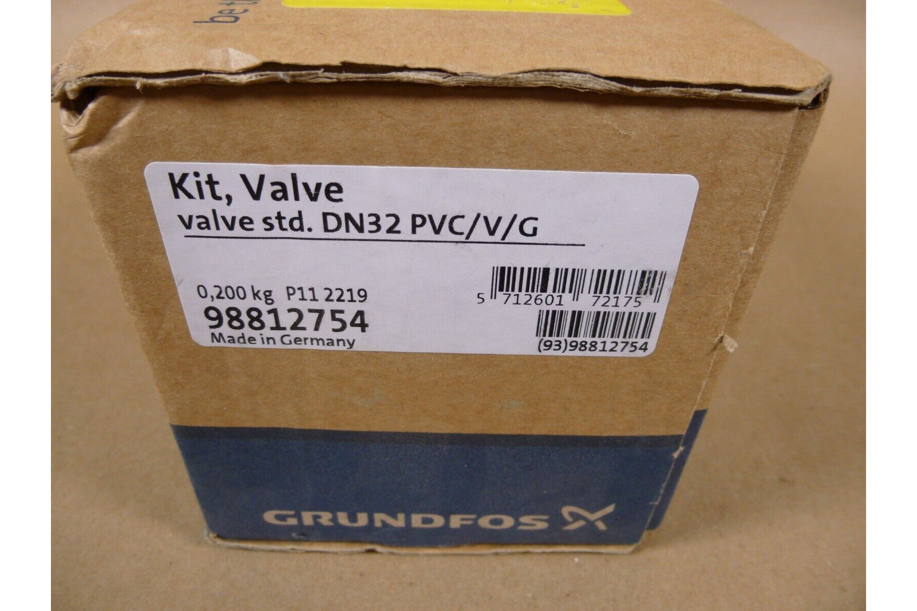Grundfos 98812754 Valve Kit DN32 PVC/V/G OEM | Industrial Replacement Nuts & Bolts Distributor and Machinery Screws & Fasteners Supply