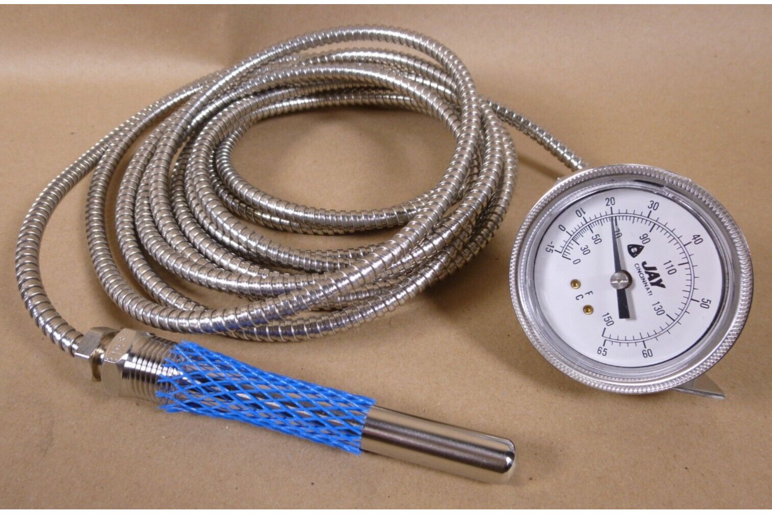 Jay Temperature Gauge 3" DIA 0-150F (-15-65C) 25U-1-8-2-7 , 6685-01-187-3815 | Industrial MRO Replacement Parts, Manufacturing Machine Parts & Components, Heavy Equipment Parts Supplier