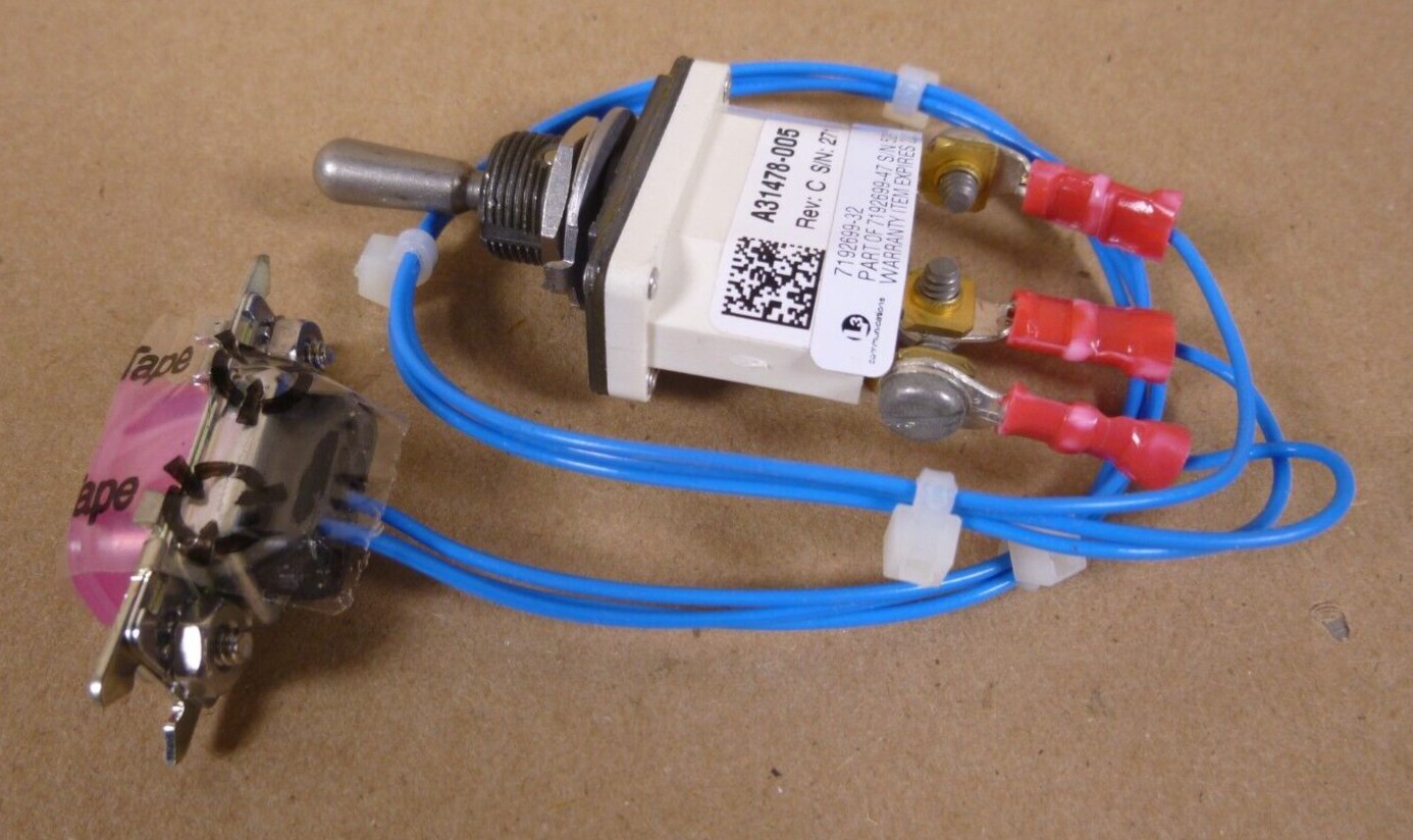 L3 7192699-032 Toggle Switch For AN/TSC-85D(V)1 AN/TSC-93D(V)1 5930-01-560-6389 | Electrical MRO Replacement Parts & Components and Commercial Electrical Supplies Company