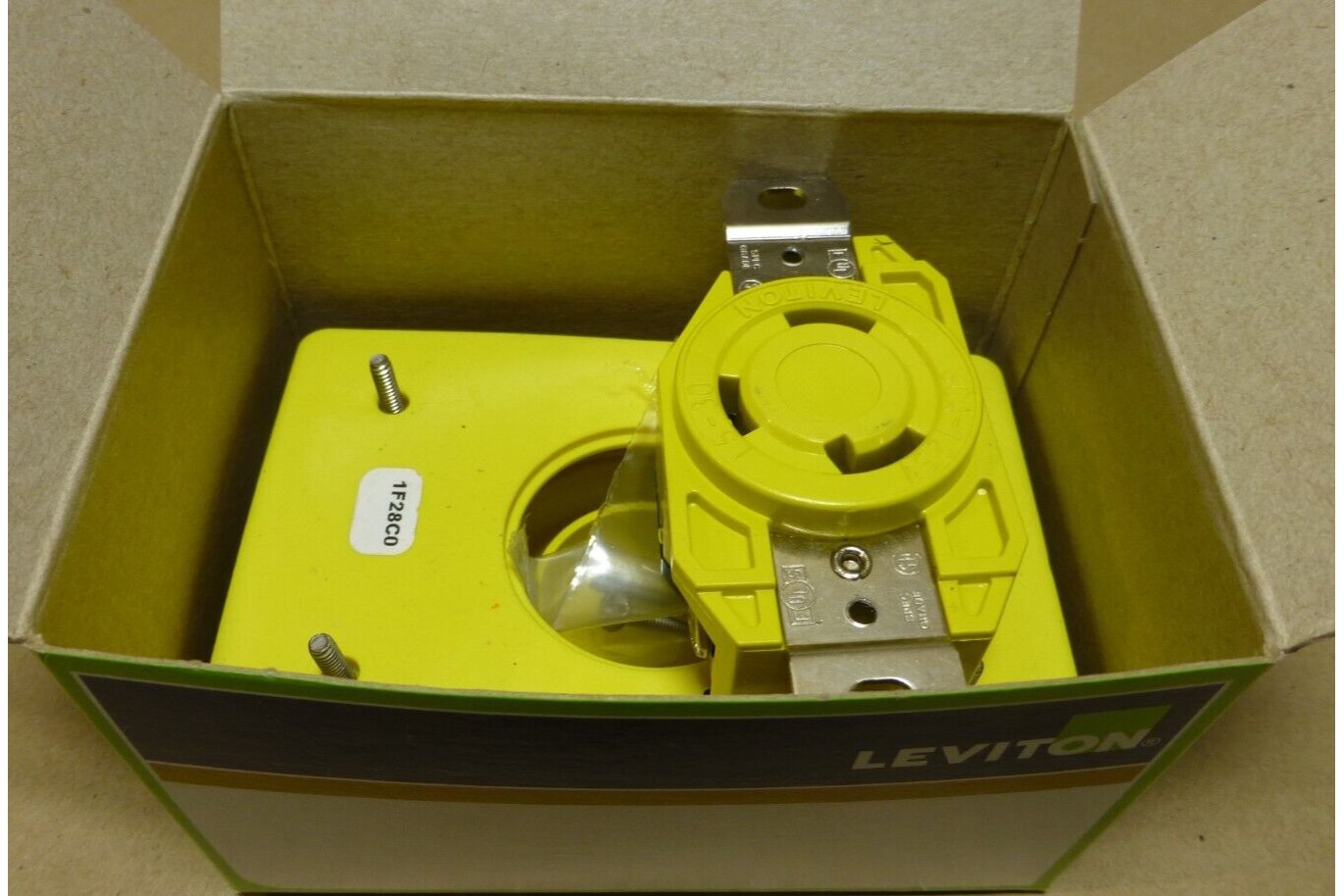LEVITON 69W47 30AMP 125V RECEPTACLE WITH WESTGUARD IP66 COVER INDUSTRIAL GRADE | Electrical MRO Replacement Parts & Components and Commercial Electrical Supplies Company