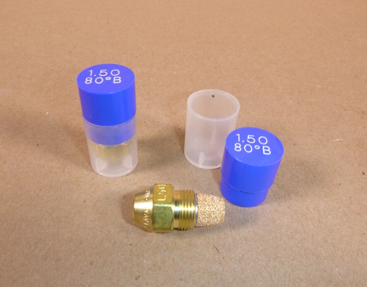 (Lot of 2) Delavan Oil Burner Nozzle 1.50-80B, 1.50 GPH 80 Degree, Made in USA | Industrial MRO Replacement Parts, Manufacturing Machine Parts & Components, Heavy Equipment Parts Supplier