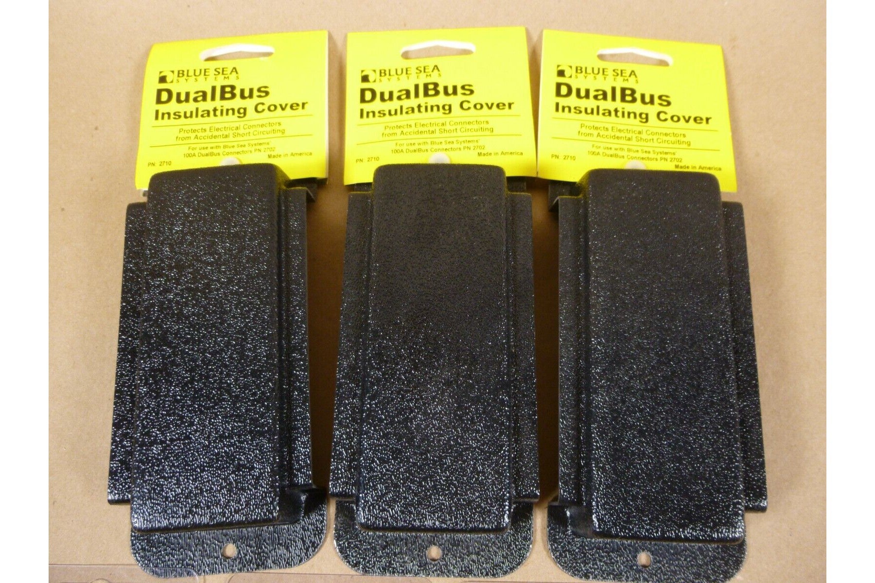 (Lot of 7) Blue Sea Systems Marine DualBus, 100 A Maximum, 2702 , 2710 Cover | Electrical MRO Replacement Parts & Components and Commercial Electrical Supplies Company