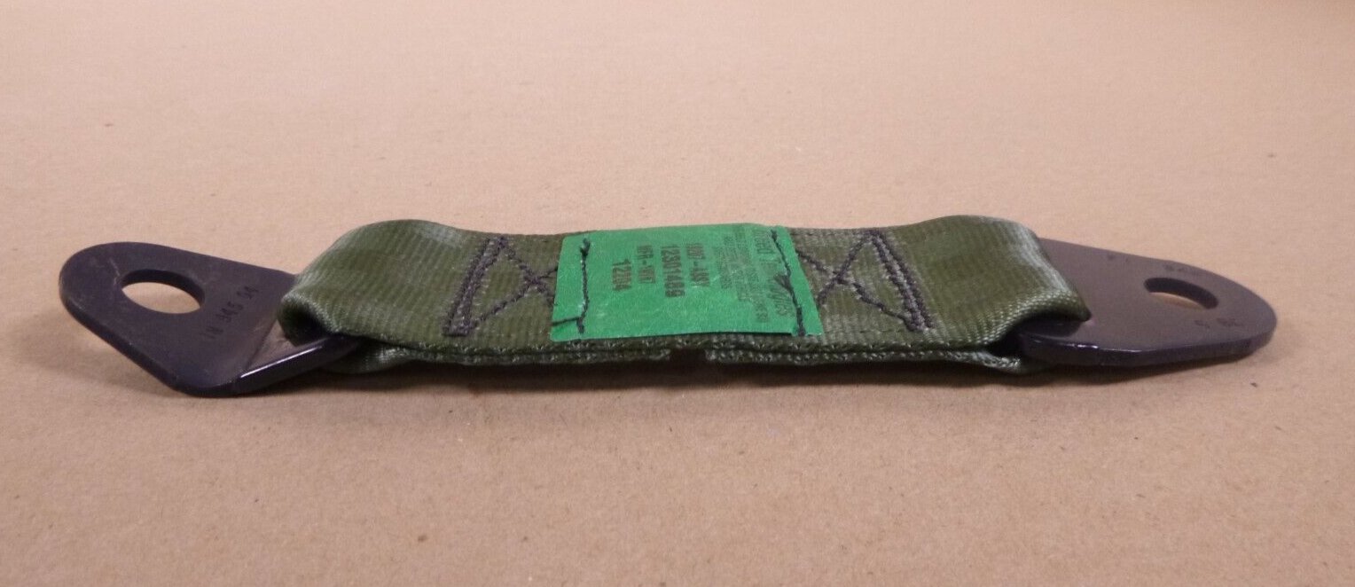 M35 M939 Series Trucks Seat Belt Tether Assemly Green 12301489, 2540-01-245-2445 | Genuine M35 Military Truck Parts and M939 Cargo Truck Surplus Parts