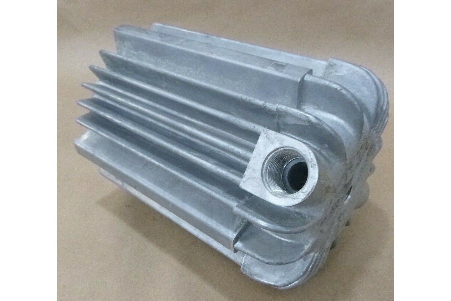 M939 MILITARY TRUCK CTIS AIR DRYER FLUID FILTER HEAD 19046 , 4440-01-287-9011 | Genuine M35 Military Truck Parts and M939 Cargo Truck Surplus Parts