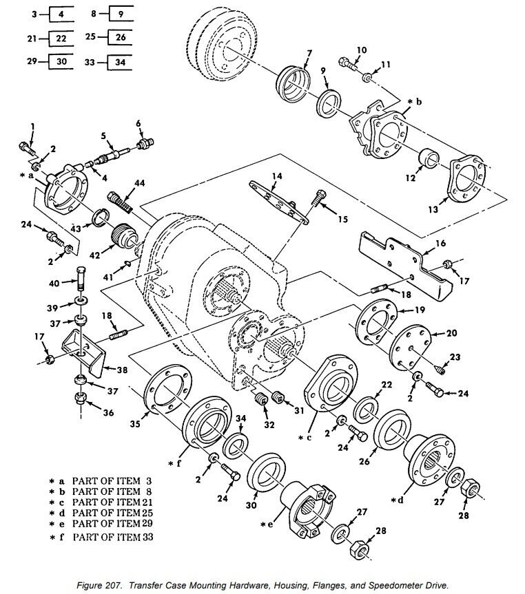 M939 TRUCK M900 M800 TRANSFER CASE BRAKE SPIDER A3268-R-1084 2530-01-134-0900 | Genuine M35 Military Truck Parts and M939 Cargo Truck Surplus Parts