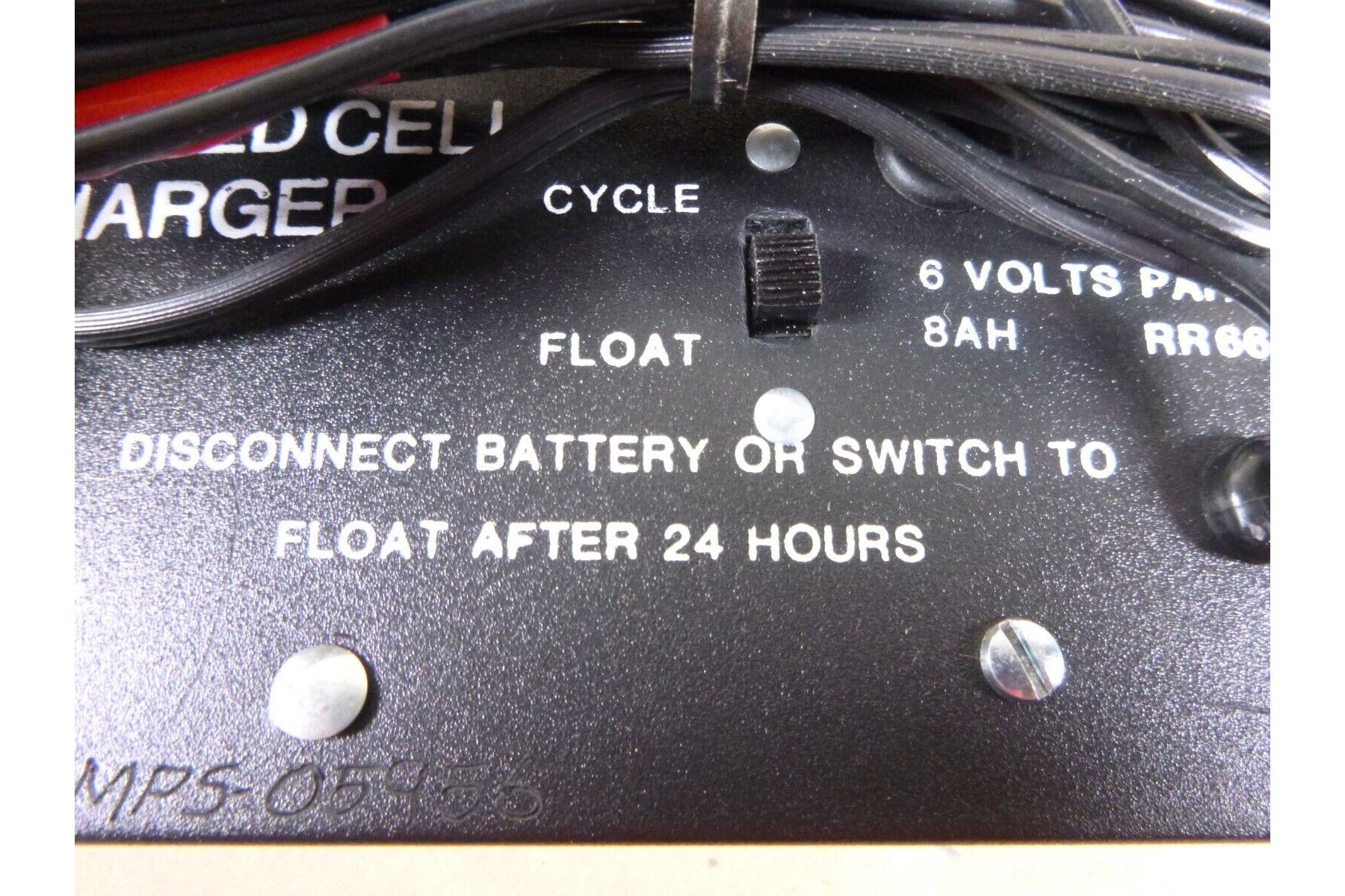 Mil-Spec 6 Volt Sealed Lead Acid / Gel Cell Battery Charger W/ Alligator Clips | Electrical MRO Replacement Parts & Components and Commercial Electrical Supplies Company