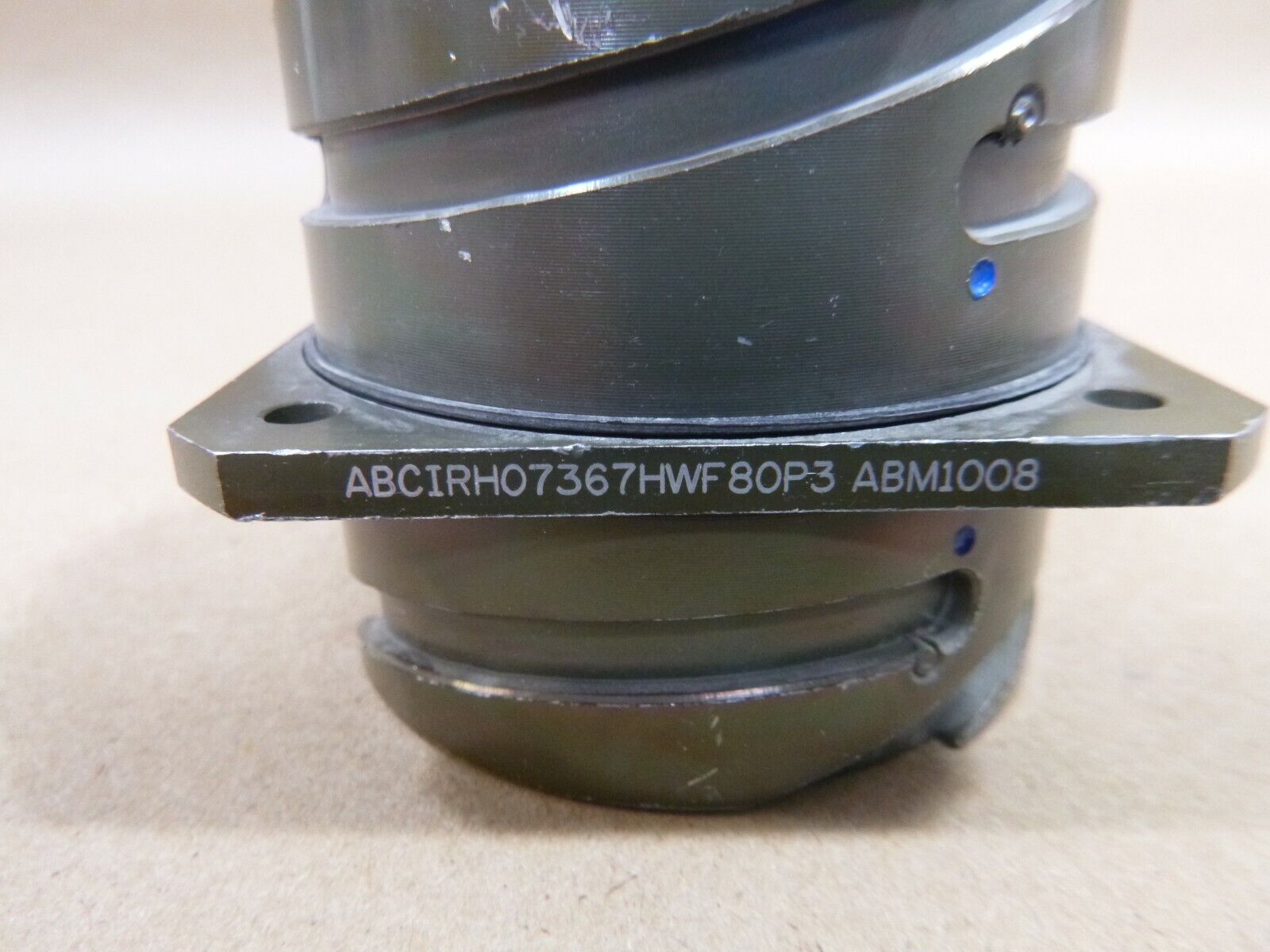 MRAP Buffalo A2 Cat Circular-Mil Connector ABCIRH07367HWF80 , 4730-01-584-3813 | Genuine FMTV Replacement Parts, LMTV Parts For Sale and Military Surplus Medium Tactical Vehicle Parts & Components