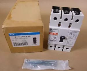 NEW Cutler-Hammer GWF3040 Circuit Breaker, G-frame, GWF, 3-pole, 40A, 415 Vac | Electrical MRO Replacement Parts & Components and Commercial Electrical Supplies Company