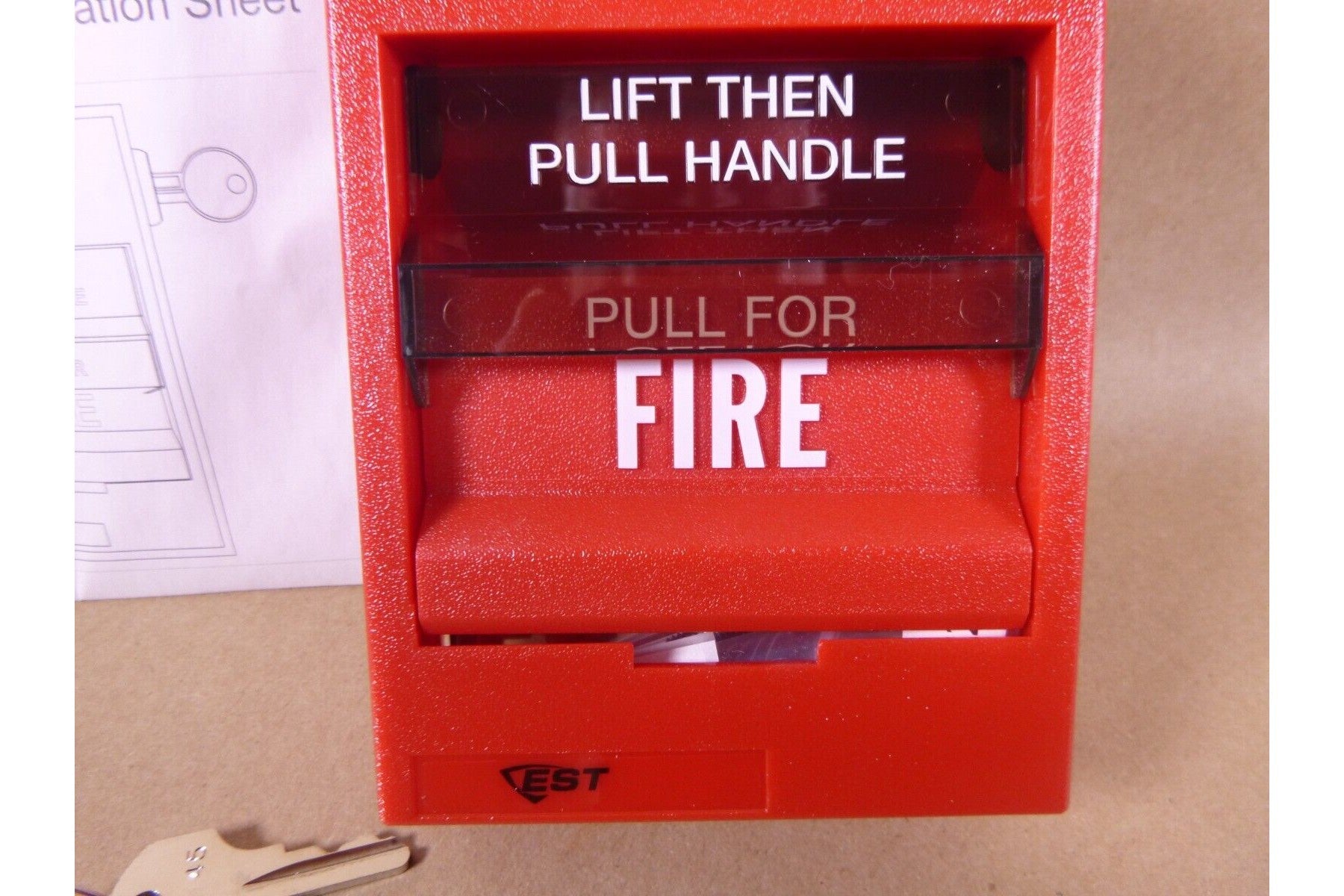 New Edwards SIGA-278 Manual Fire Alarm Pull Station W/ Keys,, | Industrial MRO Replacement Parts, Manufacturing Machine Parts & Components, Heavy Equipment Parts Supplier