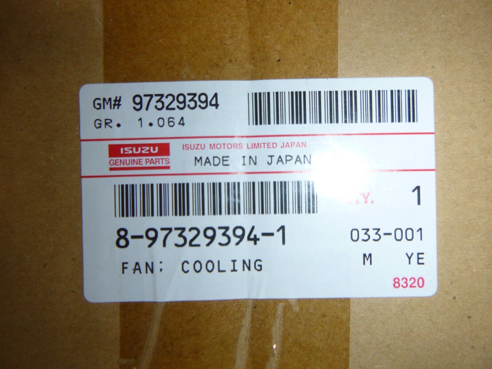 New Genuine Isuzu 20" Cooling Fan W/ Clutch For NRR 2005-2007, 8973293941 | Replacement Truck Parts, Trailer Accessories, Automobile Supplies, Car Parts & Accessories