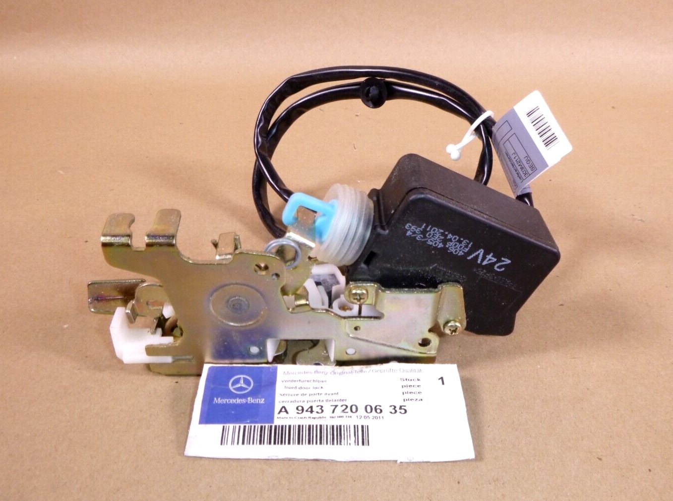 New Genuine OEM Mercedes Actros Atego (LH) Door Lock Assembly A9437200635 | Replacement Truck Parts, Trailer Accessories, Automobile Supplies, Car Parts & Accessories