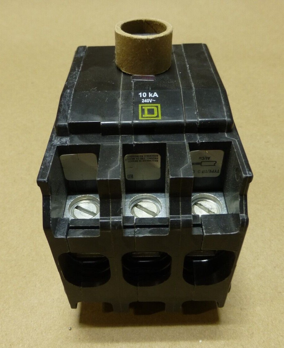 NEW Square D QOB310035 Mini Bolt-On Circuit Breaker 100A 3Pole 240V 60/60HZ QO | Electrical MRO Replacement Parts & Components and Commercial Electrical Supplies Company