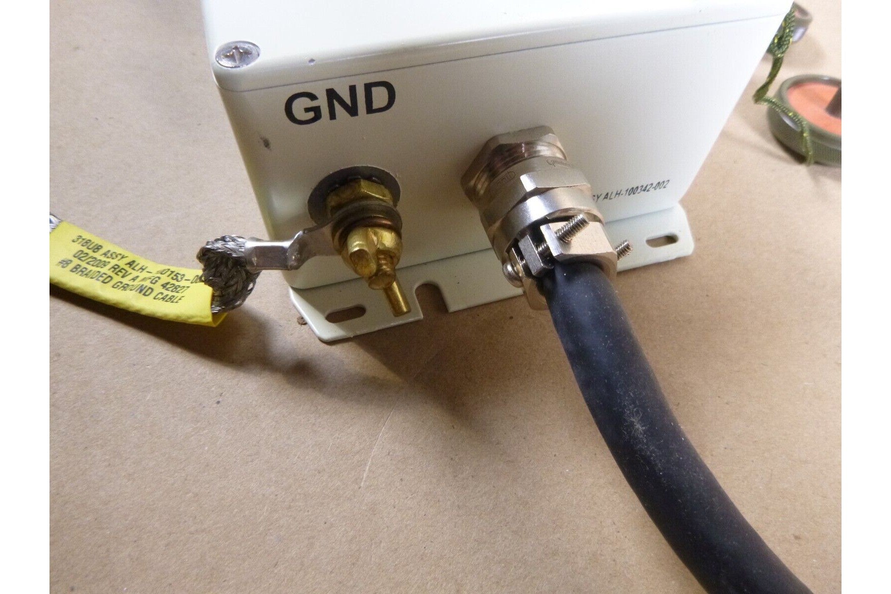 Northrup Grumman Electrical Outlet Power Strip ALH-100342-002, 6150-01-563-6757 | Electrical MRO Replacement Parts & Components and Commercial Electrical Supplies Company