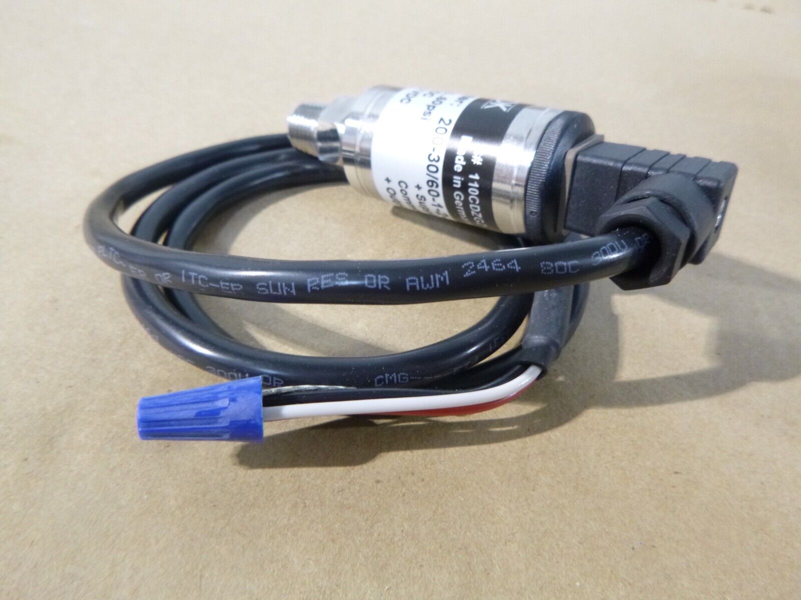 Noshok Pressure Transmitter 200-30/60-1-2-2-1, -30 INHG TO 60 PSIG, 0-5VDC Out. | Industrial MRO Replacement Parts, Manufacturing Machine Parts & Components, Heavy Equipment Parts Supplier