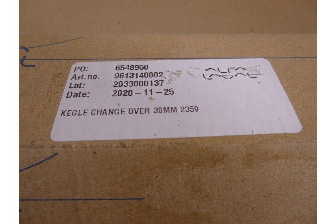 OEM Alfa Laval 9613140002 Change Over ISO Plug For 38mm DN40 Valve | Industrial MRO Replacement Parts, Manufacturing Machine Parts & Components, Heavy Equipment Parts Supplier