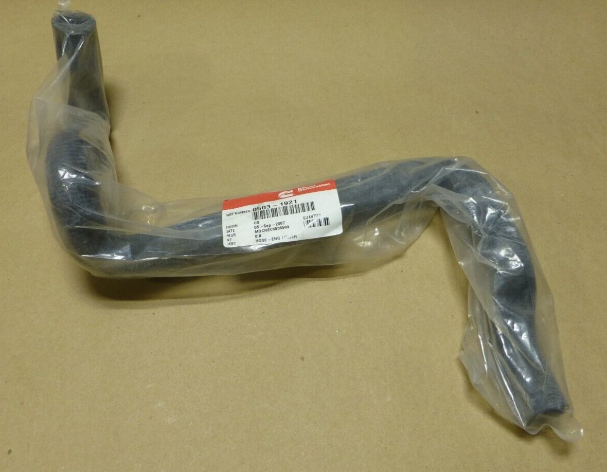 OEM CUMMINS 503-1921 ENGINE LOWER HOSE FOR HDKA SERIES CMQD 7500 PU-835/T GEN | Replacement Truck Parts, Trailer Accessories, Automobile Supplies, Car Parts & Accessories