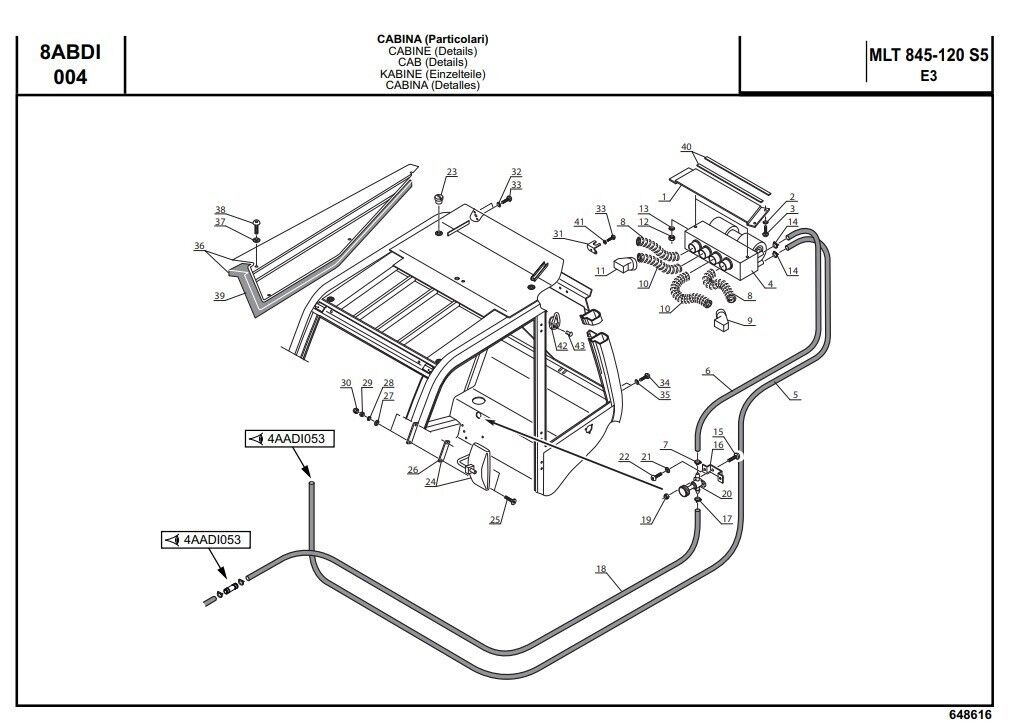 OEM Manitou 562610 Chauffage Heating Cab Heater For MLT 845-120 S5 E3 , 845-120 | Industrial Tractor Parts Supplier and Surplus Tractor Parts & Accessories