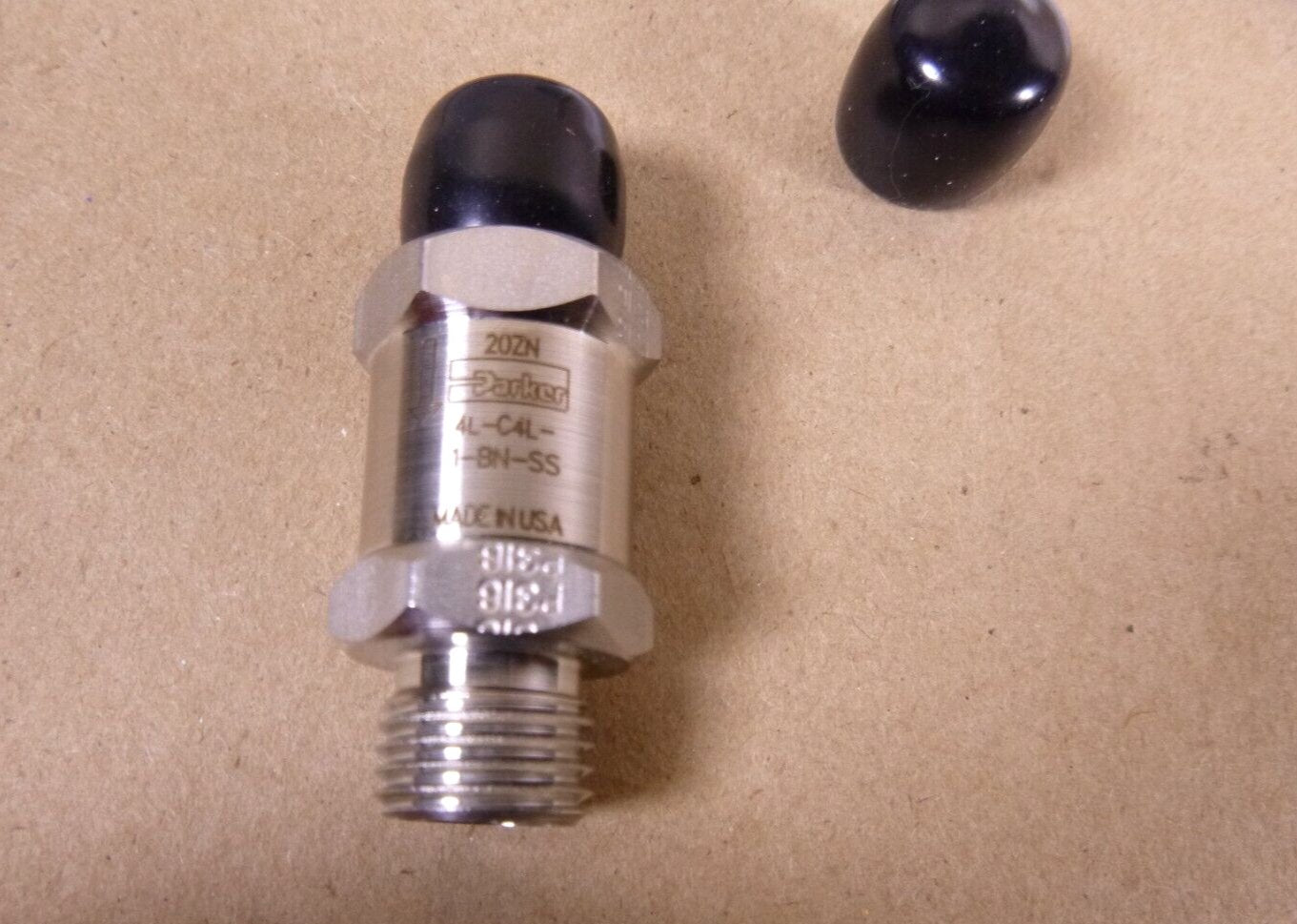 PARKER 4L-C4L-1-BN-SS C Series Stainless Steel Check Valve 6000 Psi @ 70 Deg F. | Industrial MRO Replacement Parts, Manufacturing Machine Parts & Components, Heavy Equipment Parts Supplier