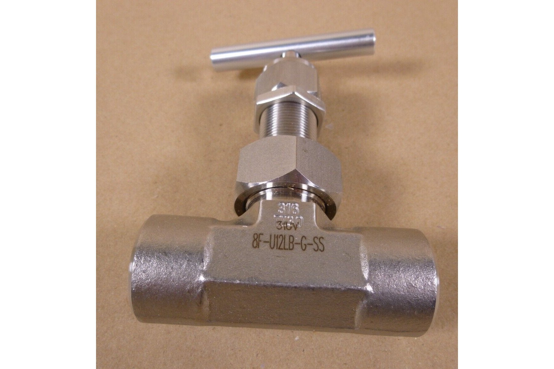 Parker 8F-U12LB-G-SS Stainless Steel Union Bonnett Valve 1/2" x 1/2" FNPT USA | Industrial MRO Replacement Parts, Manufacturing Machine Parts & Components, Heavy Equipment Parts Supplier