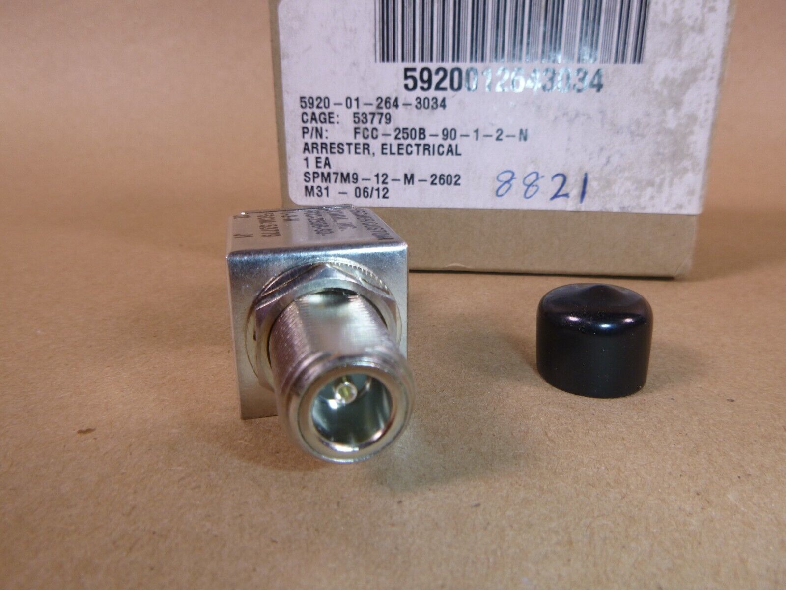 Radio Terminal Set AN/TRC-190(V)1 Electrical Surge Arrester FCC-250B-90-1-2-N | Industrial MRO Replacement Parts, Manufacturing Machine Parts & Components, Heavy Equipment Parts Supplier