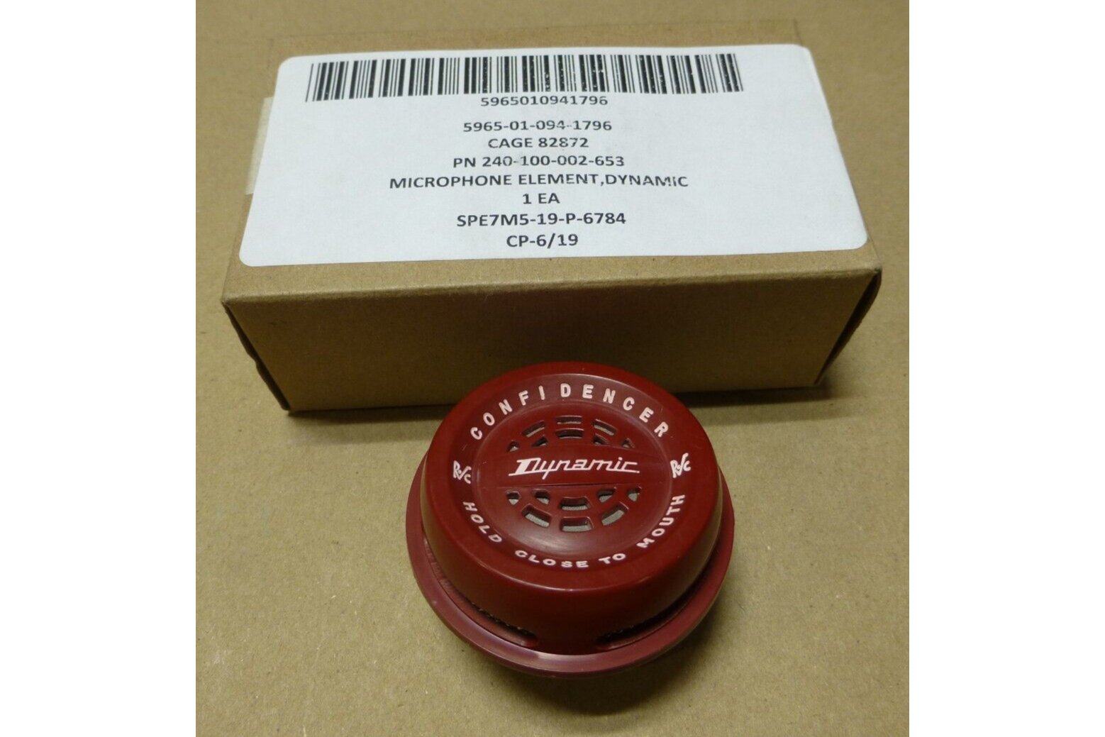 ROANWELL 240-100-002-653 DYNAMIC MICROPHONE ELEMENT , 5965-01-094-1796 | Electrical MRO Replacement Parts & Components and Commercial Electrical Supplies Company