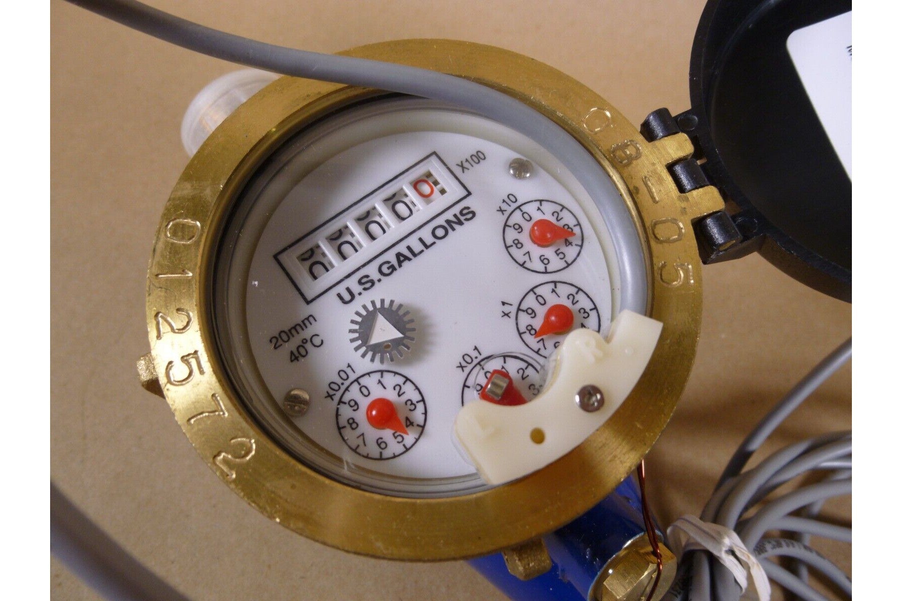 Seametrics MJE-075-1G-07 Dry Top Water Meter Solid State 3/4" 1Gallon/Pulse | Electrical MRO Replacement Parts & Components and Commercial Electrical Supplies Company
