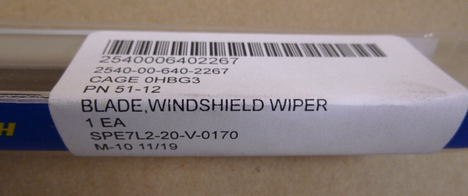 (SET OF 2) 12" WINDSHIELD WIPER BLADE M35A2 M809 M813 M818 M54A2 M109A2 | Genuine M35 Military Truck Parts and M939 Cargo Truck Surplus Parts