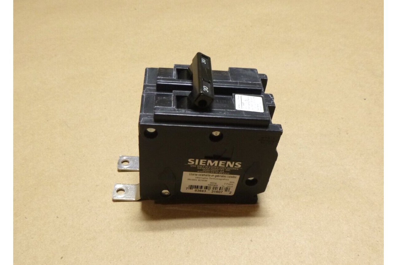 Siemens B230M - Circuit Breaker 30A 2p 120/240V 10K, 50C | Electrical MRO Replacement Parts & Components and Commercial Electrical Supplies Company