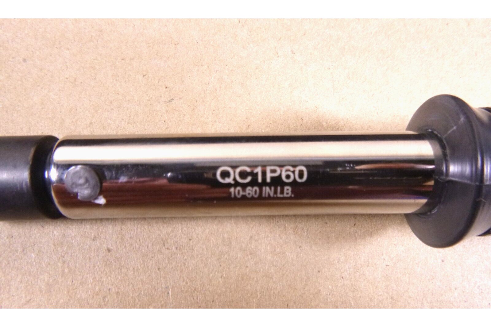 Snap On QC1P60 Preset Torque Wrench W/ QJSD8A 1/4" Drive Torque Wrench Head | Industrial MRO Tools and Replacement Industrial Equipment Components