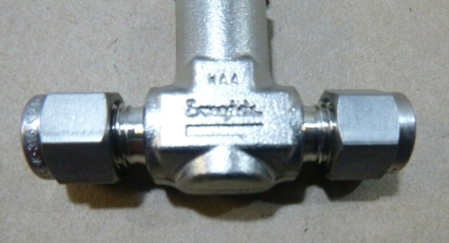 Swagelok SS-4JB Stainless Steel Screwed-Bonnet Needle Valve, 1/4" Tube Fitting | Industrial MRO Replacement Parts, Manufacturing Machine Parts & Components, Heavy Equipment Parts Supplier