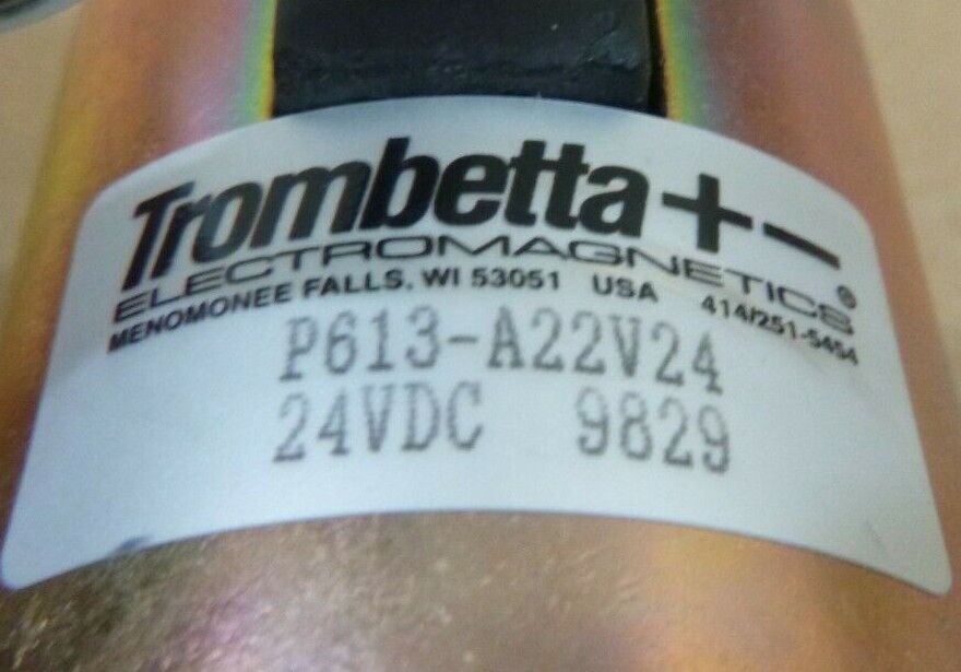TROMBETTA P613-A22V24 P613 ELECTRICAL SOLENOID 24VDC USA | Replacement Truck Parts, Trailer Accessories, Automobile Supplies, Car Parts & Accessories