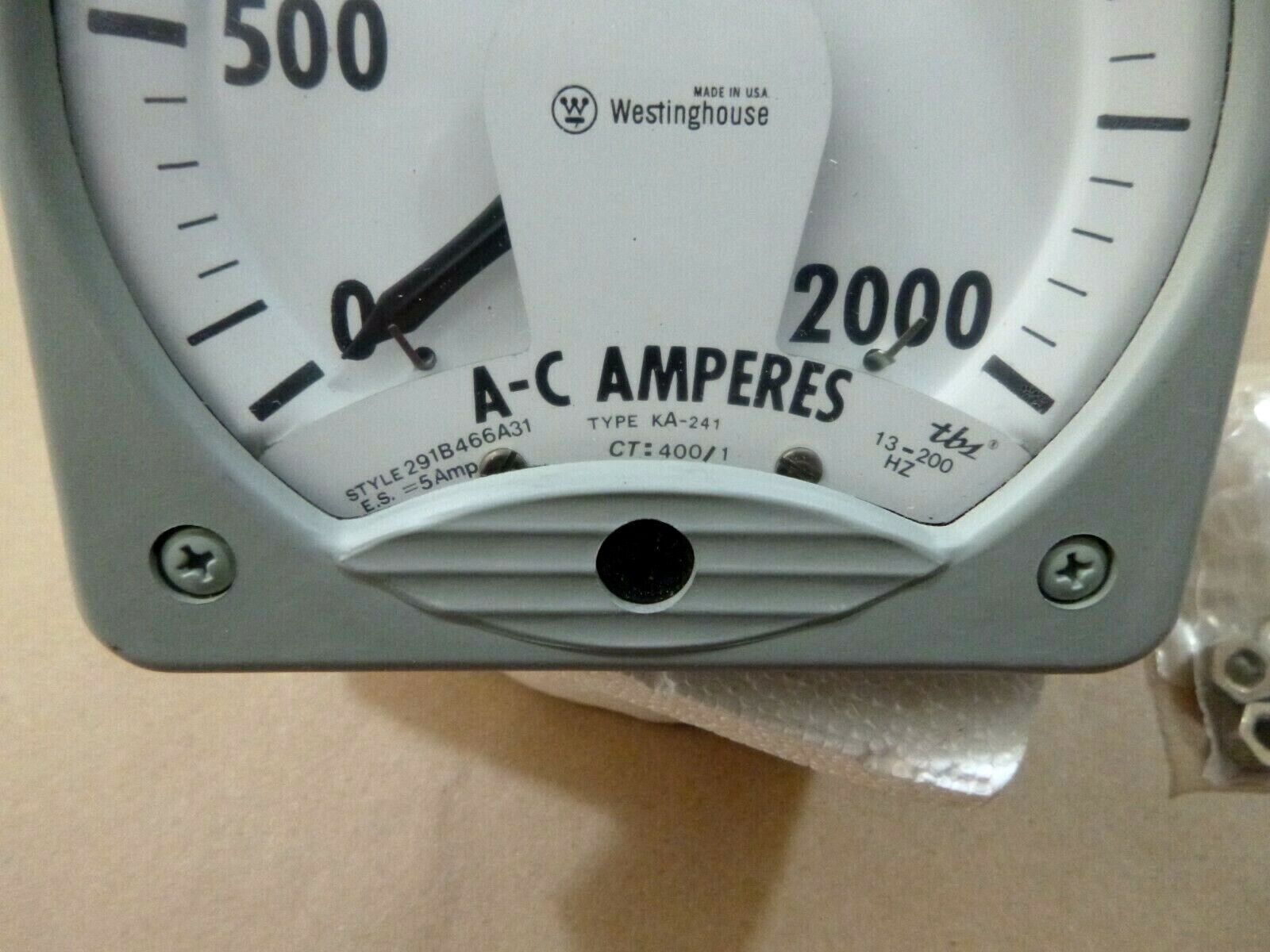 U.S. Navy Nimitz Class Ka-241, 291B466A31 Westinghouse 2000 Amp AC Panel Meter | Industrial MRO Replacement Parts, Manufacturing Machine Parts & Components, Heavy Equipment Parts Supplier