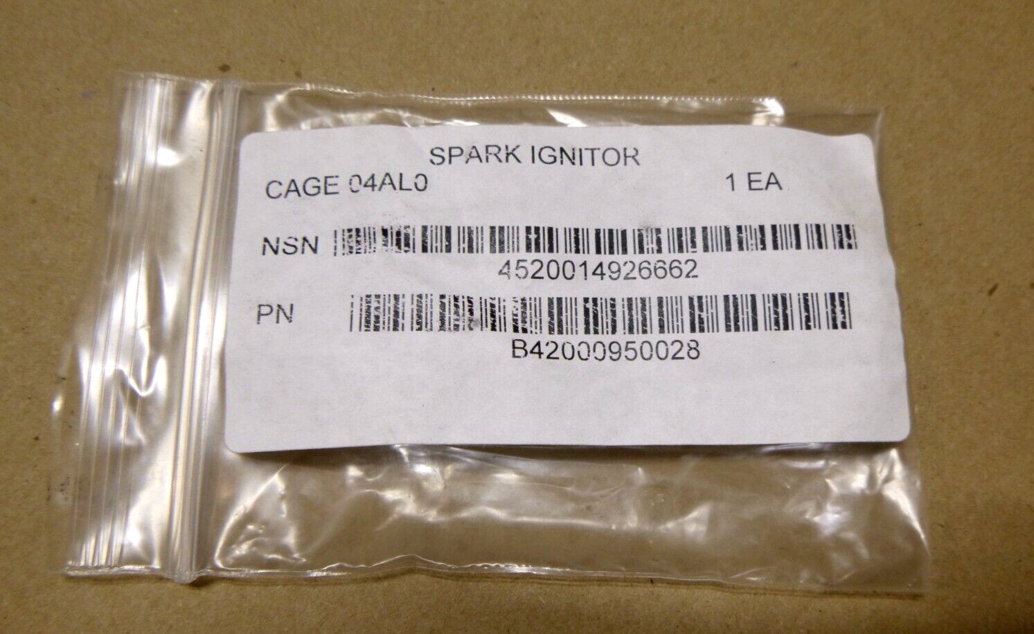 USGI Babington Multi Fuel Burner Spark Ignitor B42000-95-0028, 4520-01-492-6662 | Industrial MRO Replacement Parts, Manufacturing Machine Parts & Components, Heavy Equipment Parts Supplier