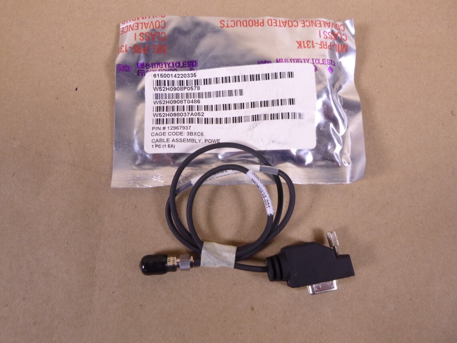 USGI FAASV G801, XM922 Electrical Cable Assembly 12967937, 6150-01-422-0335 | Electrical MRO Replacement Parts & Components and Commercial Electrical Supplies Company