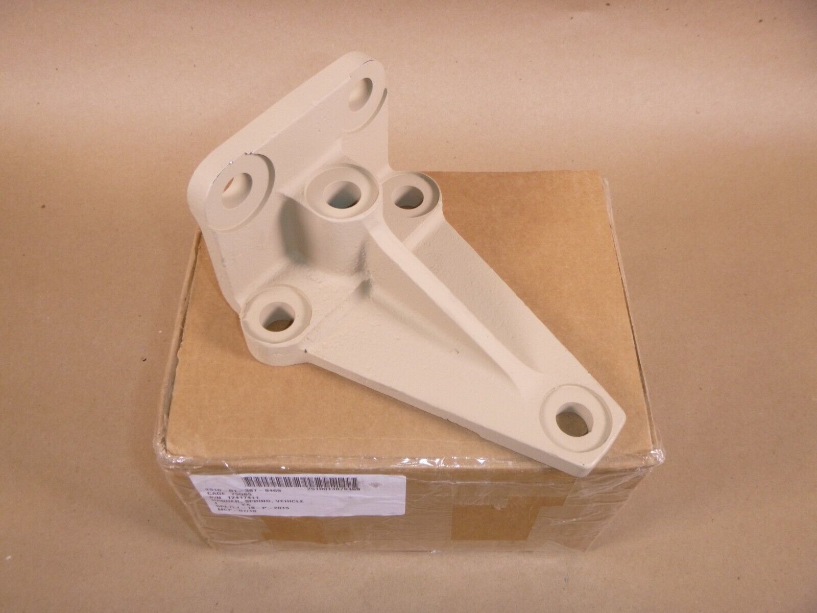 USGI FMTV LMTV MRAP Front Leaf Spring Hanger Bracket 12417411, 2510-01-387-8469 | Genuine FMTV Replacement Parts, LMTV Parts For Sale and Military Surplus Medium Tactical Vehicle Parts & Components