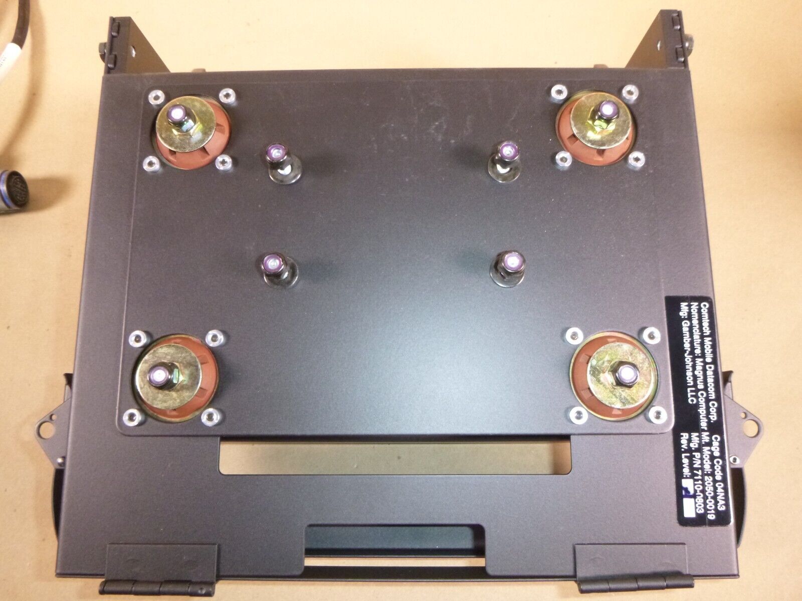 USGI M998 Humvee FMTV MRAP Computer / Radio Mounting Cradle Kit | Genuine FMTV Replacement Parts, LMTV Parts For Sale and Military Surplus Medium Tactical Vehicle Parts & Components