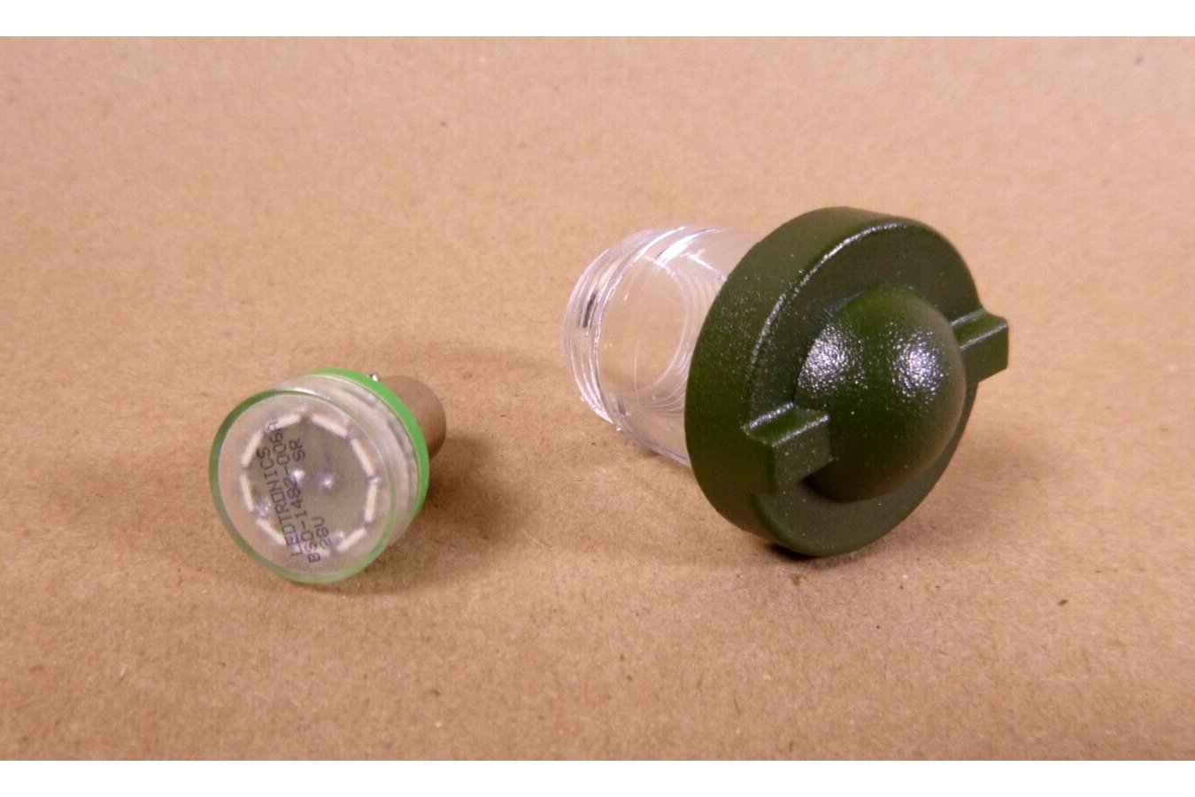 USGI M998 Humvee Instrument Panel Light Kit, Green Lens & LED Lamp 57K3238 | Genuine HMMWV Replacement Parts and Military Surplus Humvee Parts & Accessories