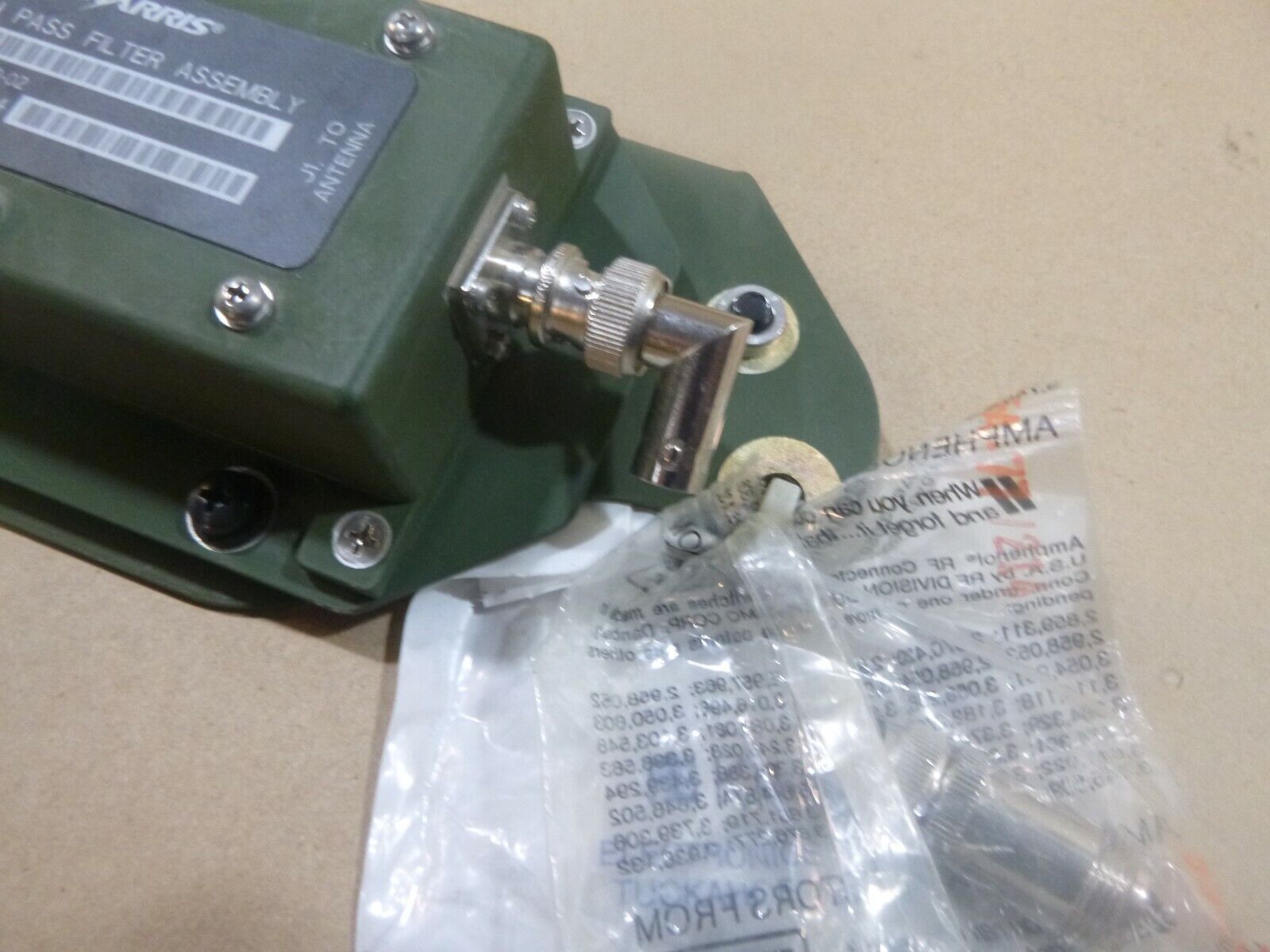 USGI Military Harris Rf Radio Diplexer To Antenna High Pass Filter 12064-5200-02 | Replacement Truck Parts, Trailer Accessories, Automobile Supplies, Car Parts & Accessories