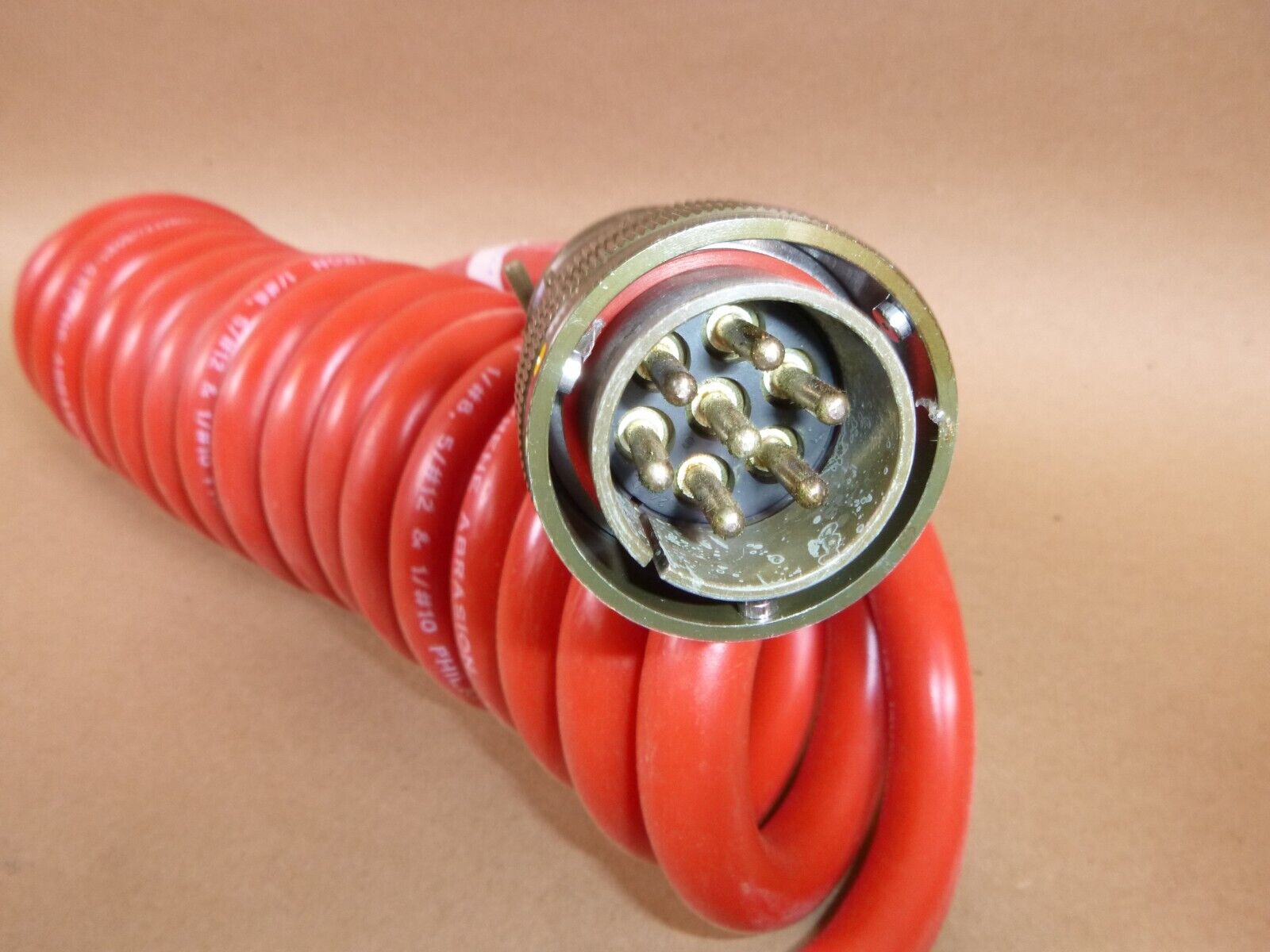 USGI Oshkosh 7 Pin Coiled Trailer Cable 1864530, 93-1864530, 6150-01-382-5837 | Replacement Truck Parts, Trailer Accessories, Automobile Supplies, Car Parts & Accessories