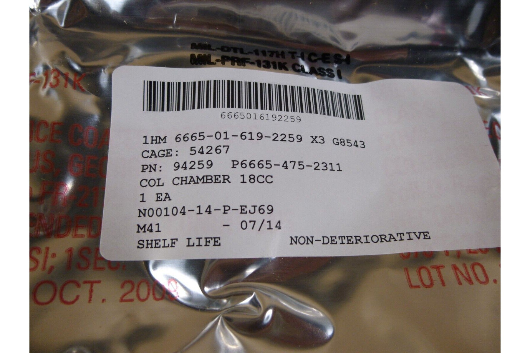 Westinghouse P6665-475-2311 Collection Chamber 18CC , 6665-01-619-2259 | Industrial MRO Replacement Parts, Manufacturing Machine Parts & Components, Heavy Equipment Parts Supplier