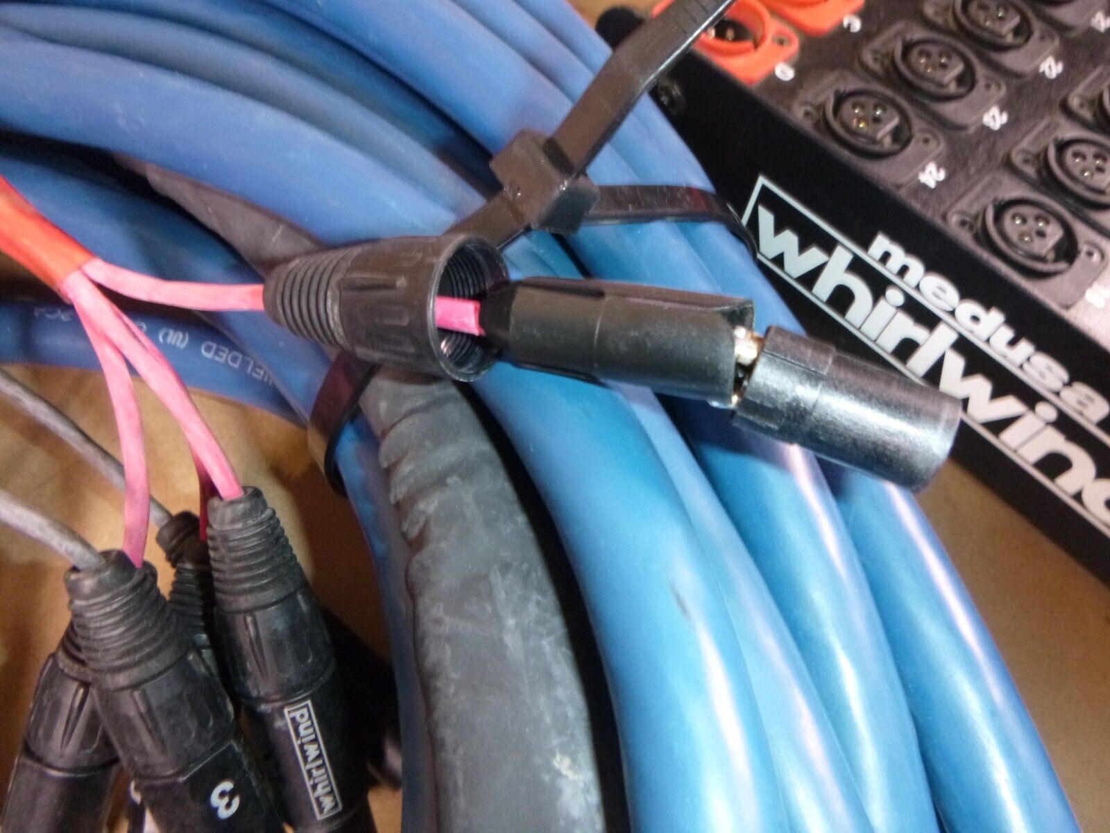 Whirlwind Medusa 24 Channel 24x XLR Send & 4x XLR RTN Stagebox to Fanout Snake | Electrical MRO Replacement Parts & Components and Commercial Electrical Supplies Company