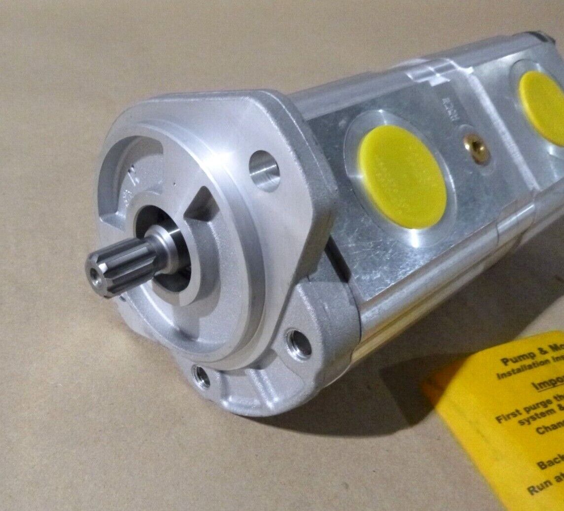 ZI ALPHA SERIES P11B HYDRAULIC DUAL SECTION PUMP, 9 TOOTH SPLINE, P11B193 | Industrial Electric Motors, Pumps & Parts
