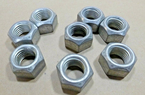 1 - 1/8 - 7 (1.125 - 7) Steel Grade C Self Locking Hex Nut - Steel Locknuts (8 Pcs.) - Royal Equipment USGI