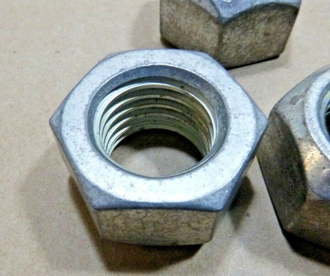 1 - 1/8 - 7 (1.125 - 7) Steel Grade C Self Locking Hex Nut - Steel Locknuts (8 Pcs.) - Royal Equipment USGI