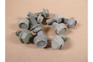 (10 Pk) M16 - 2.0 x 30mm Grade 10.9 Metric Flange Bolts, Gray 10 Pieces - Royal Equipment Royal Equipment