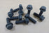(10x) 3/4-10 x 2 1/2" Coarse Grade 8 Hex Flange Bolt / Screw - Black Oxide | Industrial Replacement Nuts & Bolts Distributor and Machinery Screws & Fasteners Supply